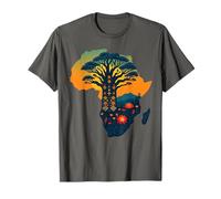 Un baobab enraciné en Afrique | Art tribal du continent africain T-Shirt