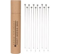 Un bar au-dessus des pics à cocktail en acier inoxydable - Bâtonnets à mélanger en métal pour coc