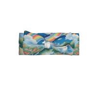 Un beau bandeau avec nœud en forme de licorne, accessoire pour cheveux de bébé, adapté pour les nouveau-nés, les nourrissons et à porter au quotidien