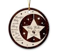 Un Beau Bébé Si Loin Ornement Suspendu Drôle Décoration De Noël A Suspendre Mignon Pendentif De Noël pour Festival Jardin Mariage