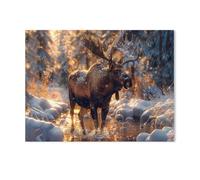 Un Beau Corne，1000 Pièces, Jouet De Puzzle en Papier d'art Abstrait, Jeu De Famille Difficulté Défi Puzzle（50x70cm）-AA57