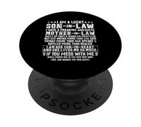 Un beau-fils chanceux, l'enfant préféré de la belle-mère géniale PopSockets PopGrip Adhésif