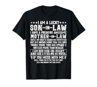 Un beau-fils chanceux, l'enfant préféré de la belle-mère géniale T-Shirt