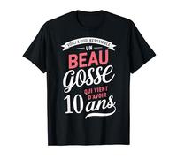 Un Beau Gosse De 10 Ans Cadeau Anniversaire Drôle T-Shirt