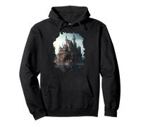 Un Beau Monde Fantastique de château de Conte de fées Sweat à Capuche