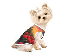 Un beau t-shirt sans manches respirant pour petit chien et chat, doux, confortable, élégant