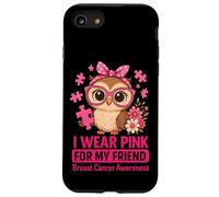 Un bébé Hibou Que Je Porte du Rose pour sensibiliser Mon Amie au Cancer du Sein Coque pour iPhone SE (2020) / 7/8