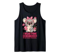 Un bébé Koala Que Je Porte du Rose pour sensibiliser Mon Amie au Cancer du Sein Débardeur
