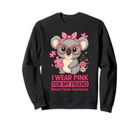 Un bébé Koala Que Je Porte du Rose pour sensibiliser Mon Amie au Cancer du Sein Sweatshirt