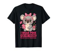 Un bébé Koala Que Je Porte du Rose pour sensibiliser Mon Amie au Cancer du Sein T-Shirt