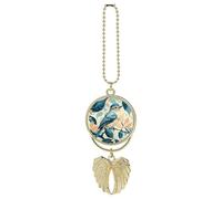 Un bel oiseau décoratif à suspendre pour voiture, photo d'ange, pendentif aile d'ange, accessoires à suspendre, accessoires à suspendre pour image personnalisée, cadeau pour automobiles, fenêtre de