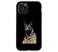 Un Berger Allemand dans Ww2 Équipement Militaire Allemand Anthro Coque pour iPhone 11 Pro