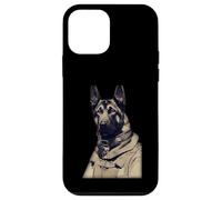 Un Berger Allemand dans Ww2 Équipement Militaire Allemand Anthro Coque pour iPhone 12 Mini