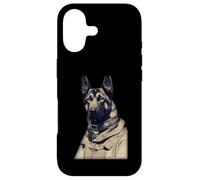 Un Berger Allemand dans Ww2 Équipement Militaire Allemand Anthro Coque pour iPhone 17