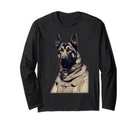 Un Berger Allemand dans Ww2 Équipement Militaire Allemand Anthro Manche Longue