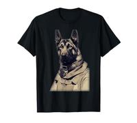 Un Berger Allemand dans Ww2 Équipement Militaire Allemand Anthro T-Shirt
