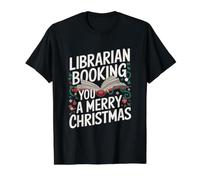 Un bibliothécaire Vous réserve Un Joyeux Noël - Bibliothèque de Noël T-Shirt Graphique avec Valeur