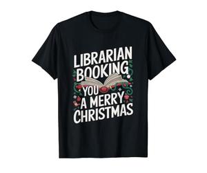 Un bibliothécaire Vous réserve Un Joyeux Noël - Bibliothèque de Noël T-Shirt Graphique avec Valeur