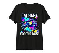 Un biplan Vintage Arrive pour Le Spectacle aéronautique Buzz Model Airplane T-Shirt Haut de Gamme