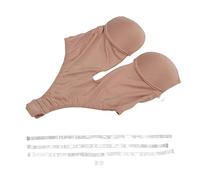 Un body push up sans arrière sans arrière avec des sangles claires pour la robe arrière bas portait des leggings de mariage m m (Brun foncé)