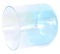 Un bol de chant de quartz coloré, Bol chantant en cristal 8 pouces 432 Hz Quartz avec percuteur et joint torique Multicolore Plusieurs notes(Blue,B Note)