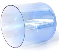 Un bol de chant de quartz coloré, Bol chantant en cristal 8 pouces 432 Hz Quartz avec percuteur et joint torique Multicolore Plusieurs notes(Indigo,C Note)