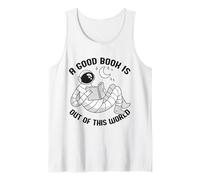 Un Bon Livre est Hors de ce Monde Astronaute Space Reader Meme Débardeur