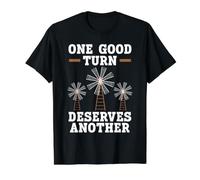 Un Bon Tour mérite Un Autre Moulin à Vent d'énergie renouvelable T-Shirt Graphique avec Valeur