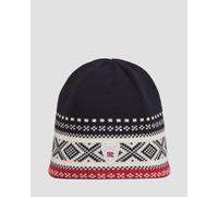 Un Bonnet En Laine Dale Of Norway Dystingen 48981-navy-offwhite-raspberry