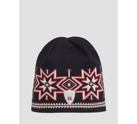 Un Bonnet En Laine Dale Of Norway Olympia 49051-navy-offwhite-raspberry