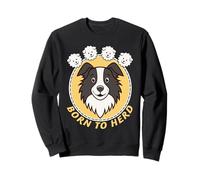 Un border collie né dans un troupeau Sweatshirt