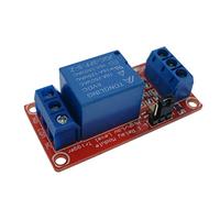 Un bouclier de carte module relais à 1 canal 5V 12V for avec support optocoupleur déclencheur niveau haut et bas