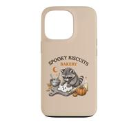 Un Boulanger Raton Laveur drôle Fait des Biscuits fantômes pour Halloween Coque pour iPhone 13 Pro