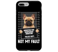 Un Bouledogue arrêté pour Un reniflement Suspect, Pas ma faute Coque pour iPhone 7 Plus/8 Plus