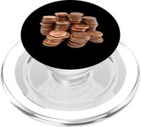 Un Bouquet de pièces de Monnaie en cuivre d'un Centime PopSockets PopGrip pour MagSafe