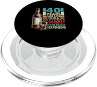 Un Bourbon Vieux de 40 Ans, j'étais Un Whisky, Je Serais Vraiment Cher PopSockets PopGrip pour MagSafe