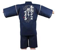 un-brand Ensemble de Kimono Japonais imprimé Jinbei Pyjama Yukata Festival de Feux d'artifice (Taille L, A3)