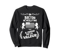 Un Breton Ne Vieillit Pas Humour Homme Bretagne Fierté Sweatshirt