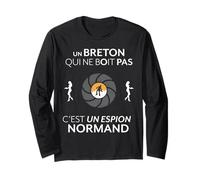 Un Breton Qui ne boit Pas C'est Un Espion Manche Longue