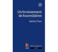 Un bruissement de fourmilières 2024 - Adeline Flaun - Espaces 34 - broché - Théâtre