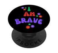 Un Cadeau Courageux, Je suis Courageux PopSockets PopGrip Adhésif