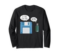 Un Cadeau de Geek Drôle Je Suis Ton Père USB Disquette Rétro Manche Longue