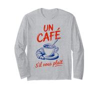 Un Café S'il Vous Plaît French Coffee Art Manche Longue