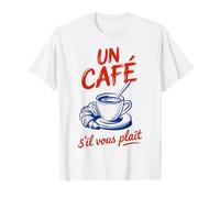 Un Café S'il Vous Plaît French Coffee Art T-Shirt