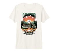 Un Camping où la liberté règne et où Les rêves s'enflamment T-Shirt Haut de Gamme
