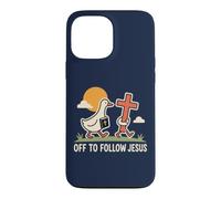 Un Canard chrétien drôle Part Suivre la Foi de Jésus Coque pour iPhone 13 Pro Max