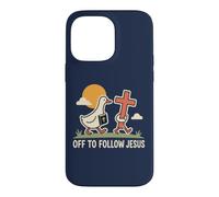 Un Canard chrétien drôle Part Suivre la Foi de Jésus Coque pour iPhone 14 Pro Max
