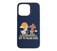 Un Canard chrétien drôle Part Suivre la Foi de Jésus Coque pour iPhone 15 Pro Max
