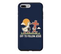 Un Canard chrétien drôle Part Suivre la Foi de Jésus Coque pour iPhone 7 Plus/8 Plus