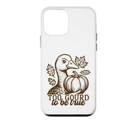 Un Canard drôle, trop Gourd pour être Vrai, Jeu de Mots automnal Coque pour iPhone 12 Mini